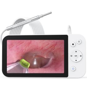 Digital Otoscope Ear Camera with 5 Inches Screen 3.9mm HD Ear Scope Endoscope Ear Wax Removal Tool for Kids, Adults Pets