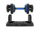 Adjustable Dumbbell - 55lb Single Dumbbell with Anti-Slip Handle; Fast Adjust Weight by Turning Handle with Tray; Exercise Fitness Dumbbell Suitable f