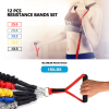 12-pcs Resistance Band Home Workout Set