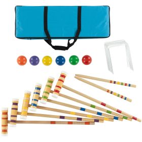 Croquet Set Fun Vintage Lawn Recreation Game