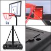 Portable Movable Swimming Pool PVC Transparent Backboard Basketball Stand (Basket Adjustment Height 1.15m-1.35m) Maximum Applicable For 7 # Ball XH