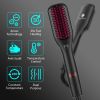 Hair Straightener Brush with Ionic Generator by MiroPure, 30s Fast MCH Ceramic Even Heating, 11 Temperature Control, Professional for Straightening or