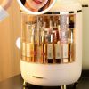 JoybosÂ¬Ã† Round Makeup Storage Organizer Box with Mirror Led Light