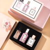 Perfume Gift Box With Three Perfume, Eau De Toilette, Suitable For Business And Office, For Dating And Birthday Gift, For Daily Use, 25ml