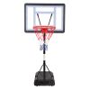 Portable Movable Swimming Pool PVC Transparent Backboard Basketball Stand (Basket Adjustment Height 1.15m-1.35m) Maximum Applicable For 7 # Ball XH