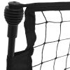 Football Rebounder Net Black and Yellow 72"x33.5"x47.2" Polyester