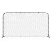 Football Rebounder Net Black 144.1"x35.4"x72" HDPE