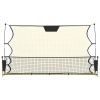 Football Rebounder Net Black and Yellow 72"x33.5"x47.2" Polyester