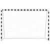 Soccer Goal 118.1"x78.7"x35.4" Metal Black and White