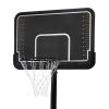 Portable Basketball Hoop &amp; Goal with Vertical Jump Measurement; Outdoor Basketball System with 6.6-10ft Height Adjustment for Youth; Adults