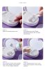 Contact Lens Cleaner Machine, Ultrasonic Contact Lens Cleaner with Magnetic USB Charger, Small & Portable, Fit Disposal Soft Lens, Contact Lens