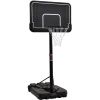 Portable Basketball Hoop &amp; Goal with Vertical Jump Measurement; Outdoor Basketball System with 6.6-10ft Height Adjustment for Youth; Adults