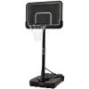 Portable Basketball Hoop &amp; Goal with Vertical Jump Measurement; Outdoor Basketball System with 6.6-10ft Height Adjustment for Youth; Adults