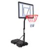 Portable Movable Swimming Pool PVC Transparent Backboard Basketball Stand (Basket Adjustment Height 1.15m-1.35m) Maximum Applicable For 7 # Ball XH