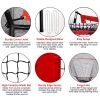 7x7ft Baseball Softball Teeball Practice Net Batting Hitting Pitching Training Net