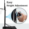 Portable Basketball Hoop &amp; Goal with Vertical Jump Measurement; Outdoor Basketball System with 6.6-10ft Height Adjustment for Youth; Adults