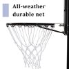 Portable Basketball Hoop &amp; Goal with Vertical Jump Measurement; Outdoor Basketball System with 6.6-10ft Height Adjustment for Youth; Adults