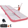 Gymnastics Mat Air Mats 10ft /13ft, Inflatable Tumbling Mat Tumble Track Air Floor with Electric Air Pump for Kids Home Use/Cheerleading/Gym/Outdoor/Y