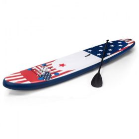 Enjoy Wonderful Water Sports 11-Feet Inflatable Adjustable Surfing Paddle Board (Color: As picture shown, Main Material: EVA)