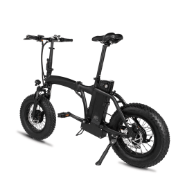 Dual-Drive Fat Tire E-bike Pro (Drive mode: Dual drive, Color: Black)