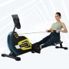 Magnetic Rowing Machine Folding Rower with 14 Level Resistance Adjustable; LCD Monitor and Tablet Holder for Foldable Rower Home Gym Cardio Workout